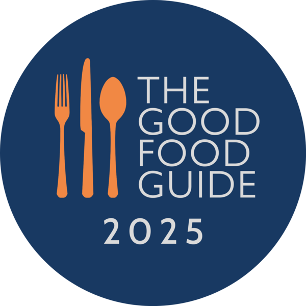 WE'RE IN THE GOOD FOOD GUIDE 2025